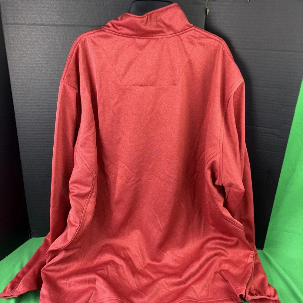 Tampa Bay Buccaneers Red Jacket 2XL NFL Team Apparel Dunbrooke Lined Full Zip